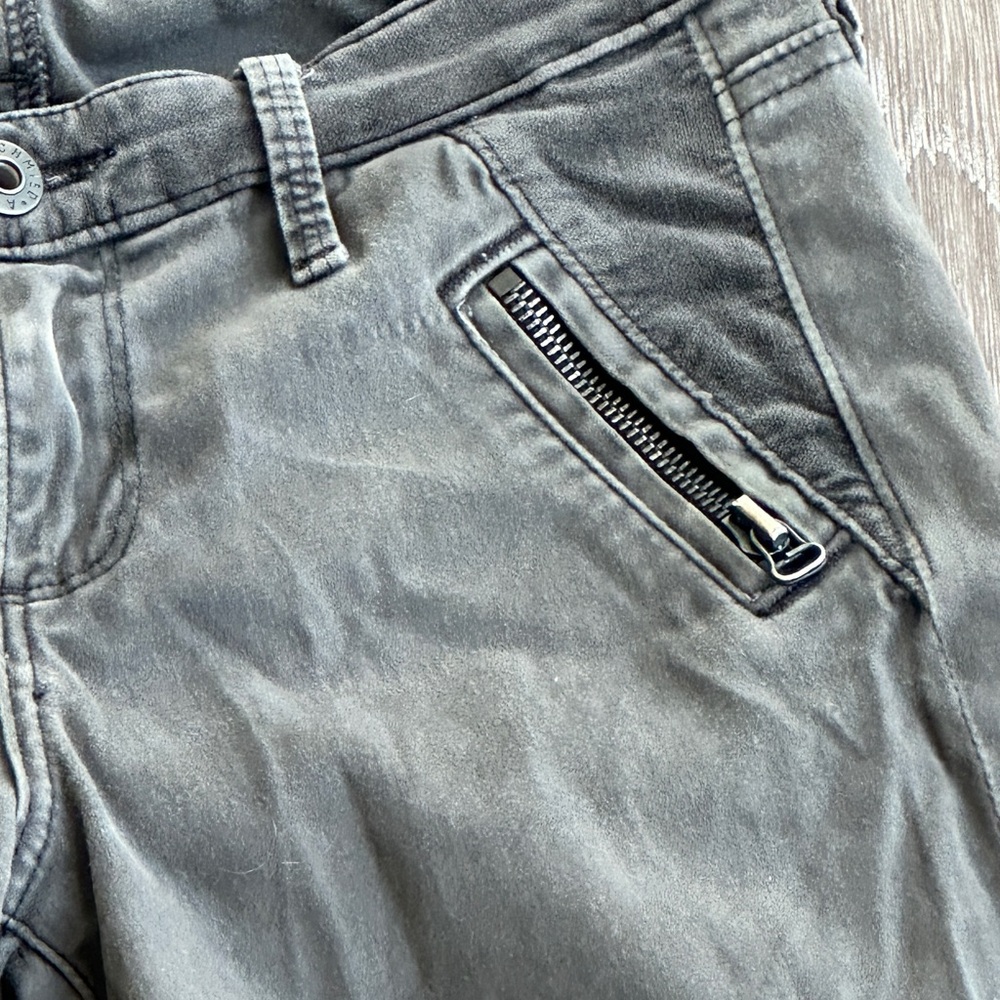 AG Adriano Goldschmied The Willow Zip Pocket Extreme Skinny Jeans Gray Size 24R - Picture 12 of 17